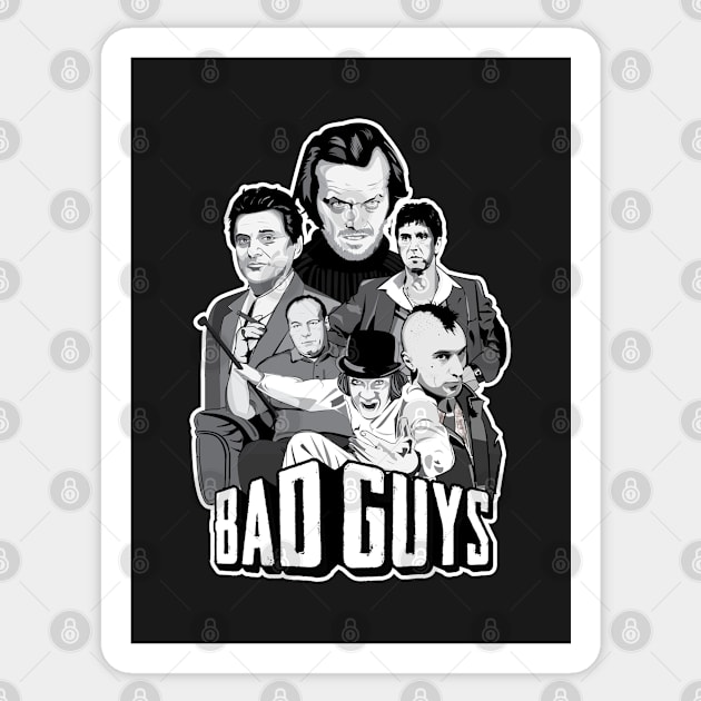 Bad Guys Sticker by NineBlack